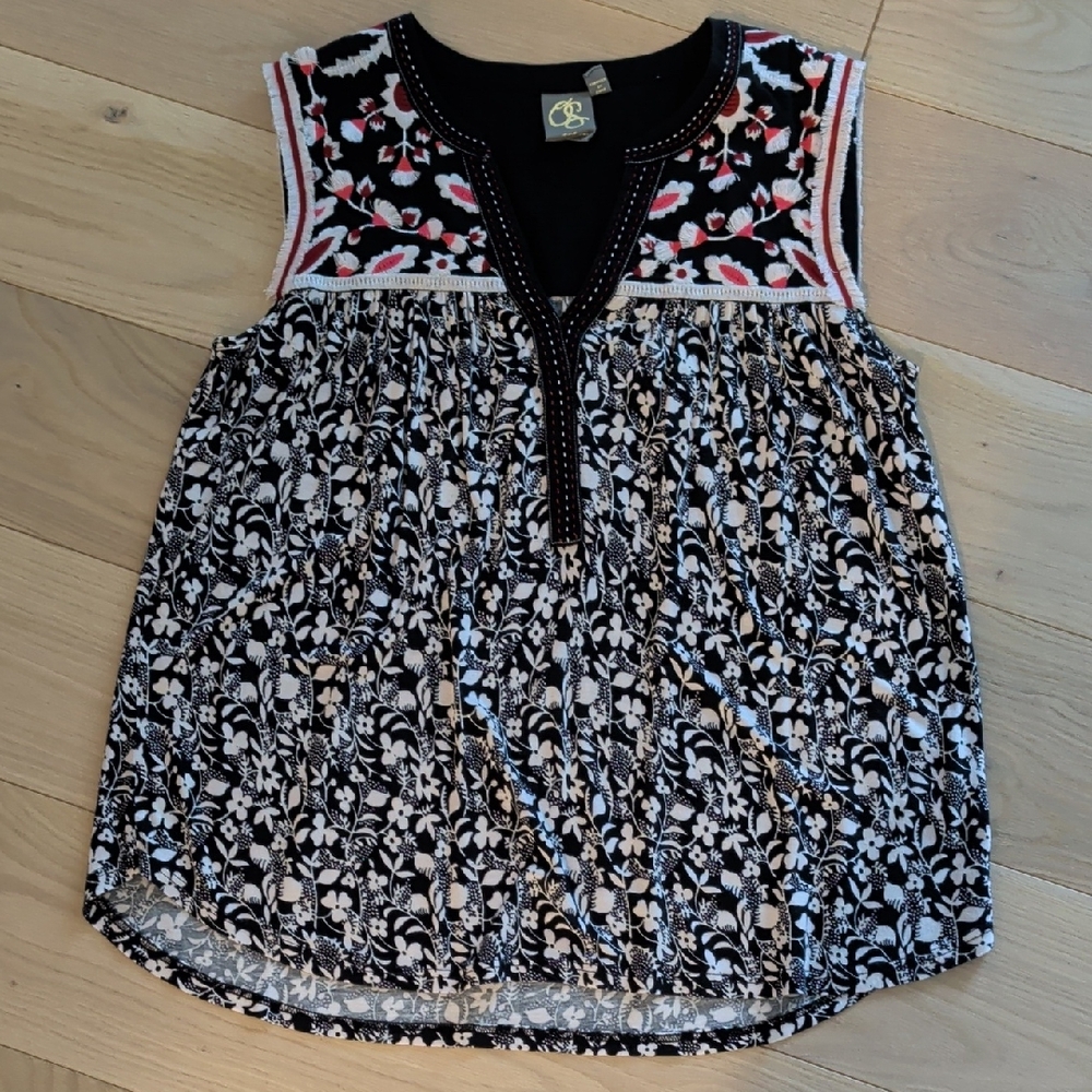 Gorgeous Embroidered Anthropologie Top